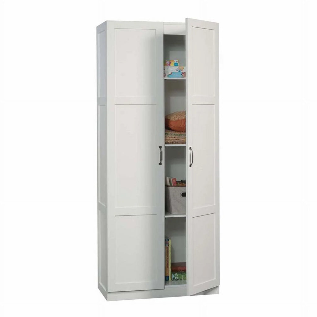 White 2 Door Storage Cabinet Y809