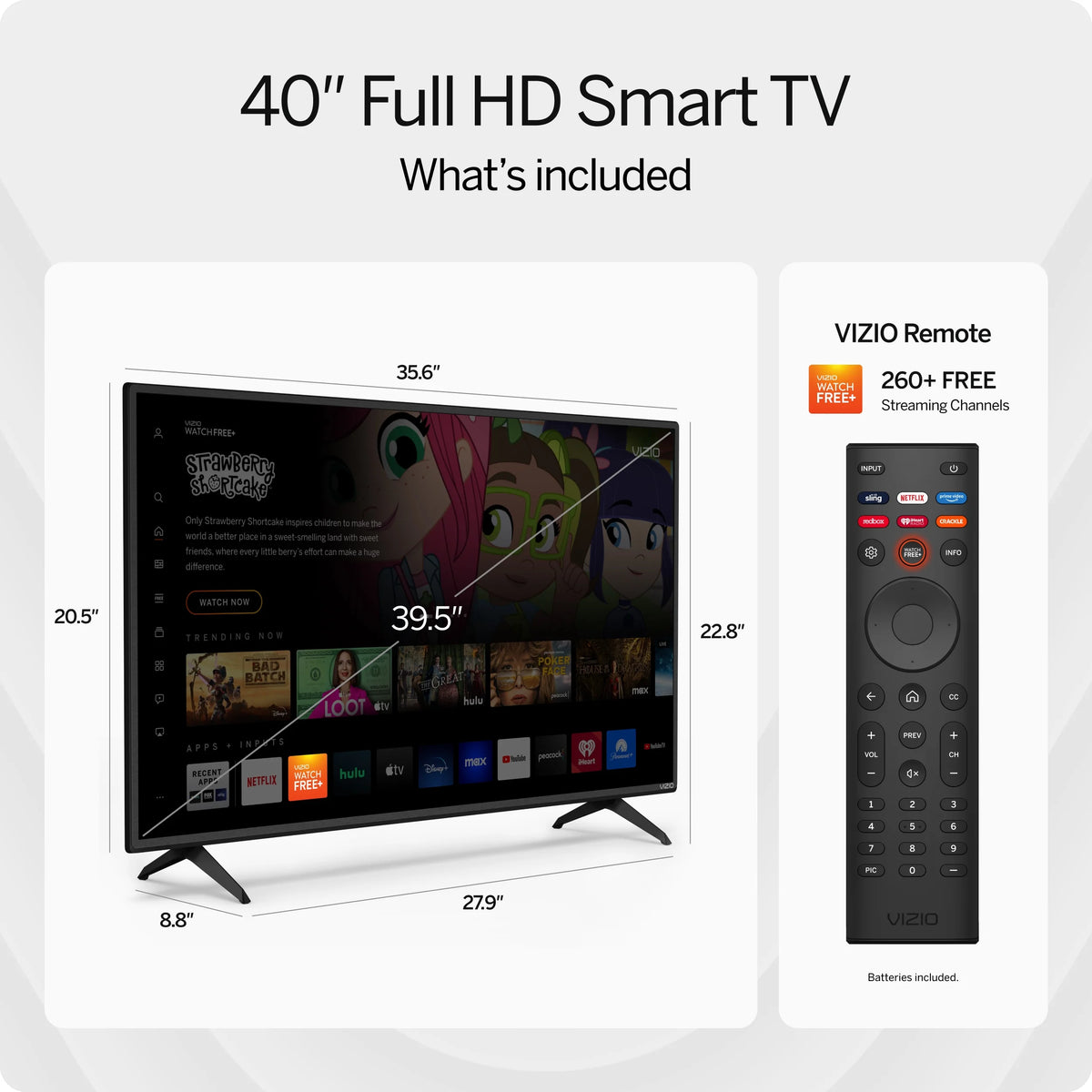 40 Class FHD LED Smart TV H505801