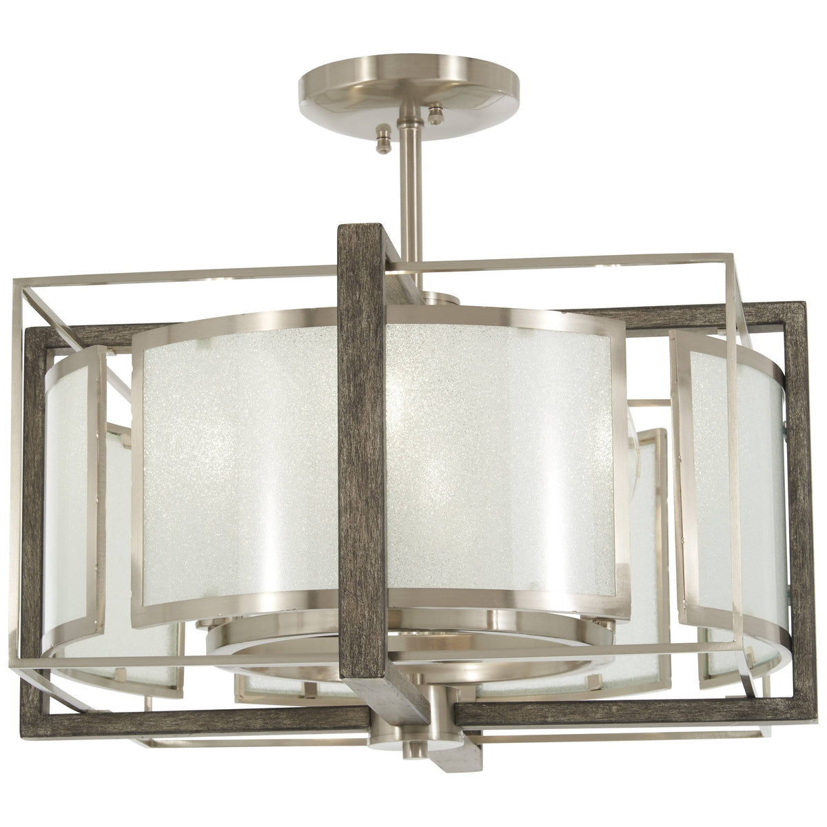 4 Light Brushed Nickel Semi Flush J486888