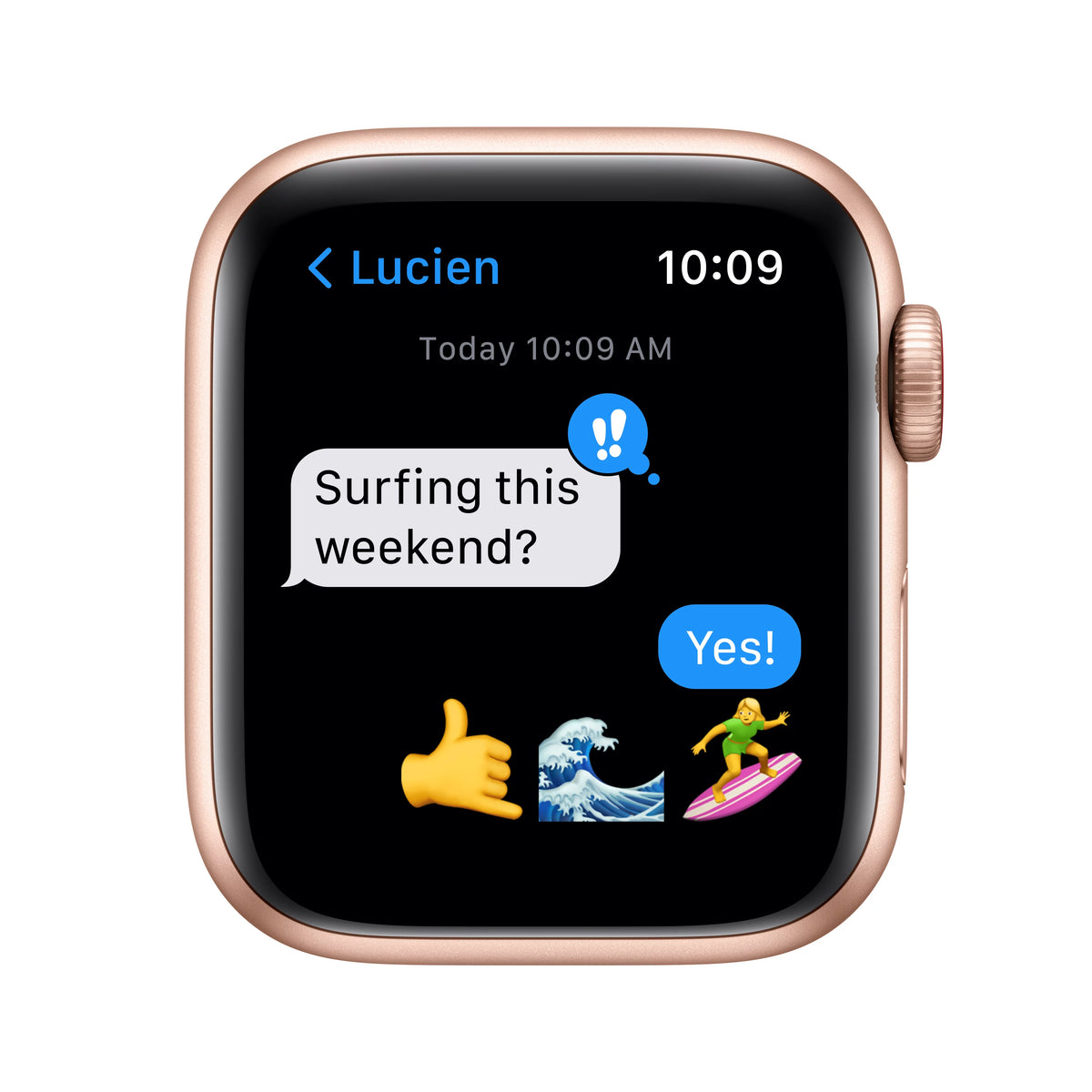 Gold 40mm Smartwatch with Sport Band M62166