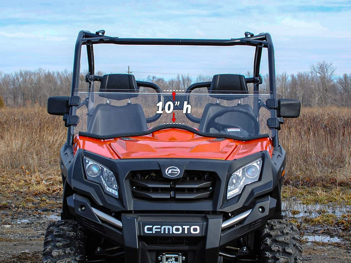 Half Windshield 1/4 Polycarbonate Hard Coated M853