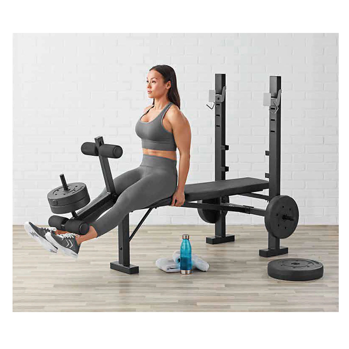 Bench & Rack Combo with Leg Press E3147