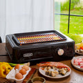 Alloy Steel BBQ Grill with Non-Stick Coating Black S33269