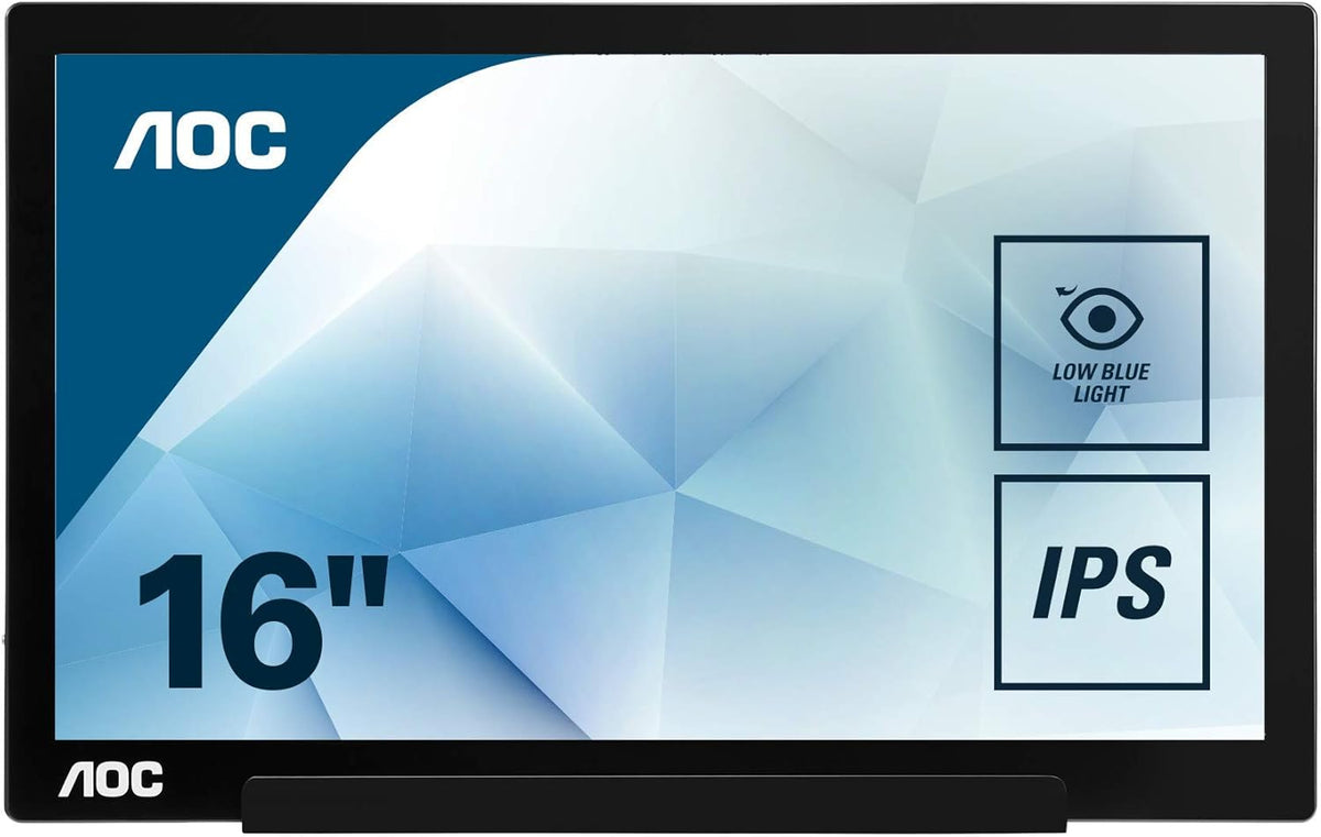 15.6-Inch Portable LED Monitor Black F893243
