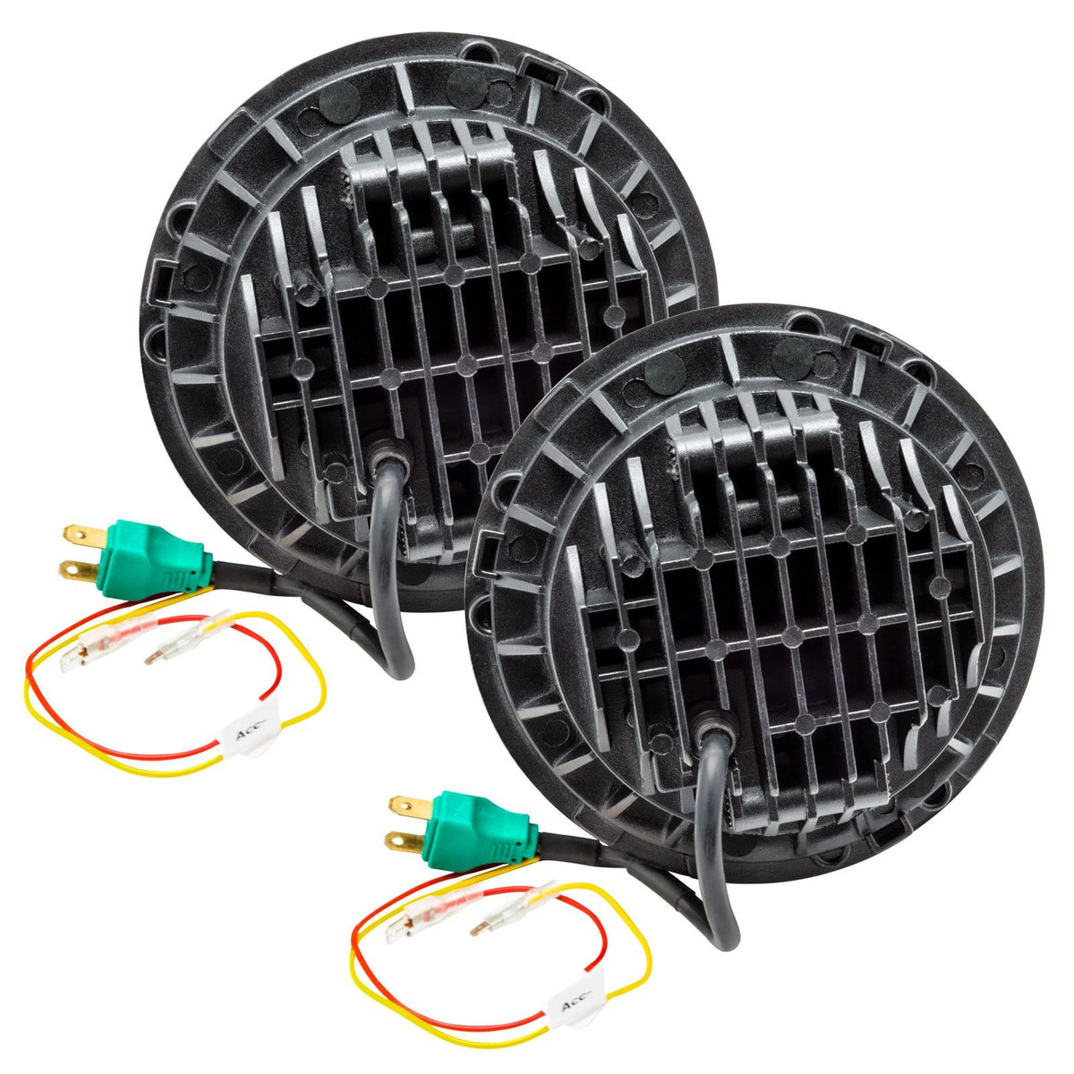 Black Bezel LED Headlights T40273