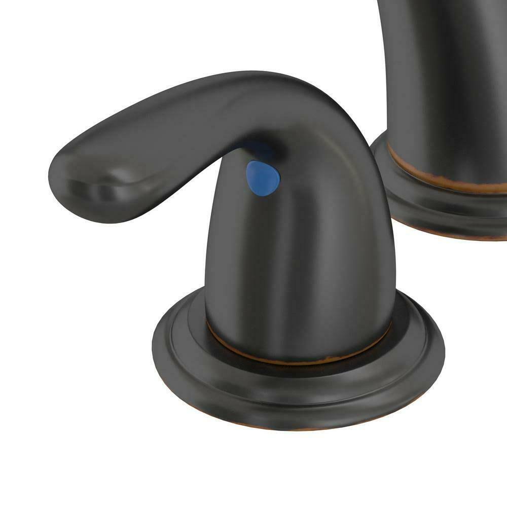 Bronze 2-Handle High-Arc Bathroom Faucet N3046