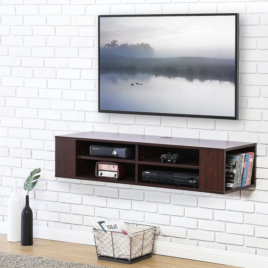White Floating Wall Mounted TV Stand Z27222