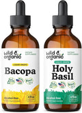 Bacopa Tincture 4 fl oz & Holy Basil Tincture 4 fl oz Z39225
