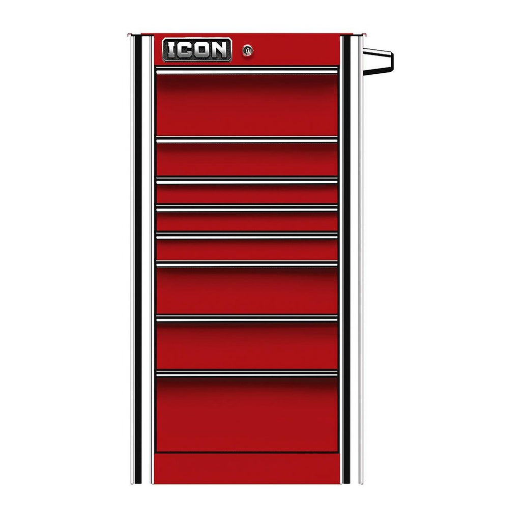 19 in. End Cab, Red K808025