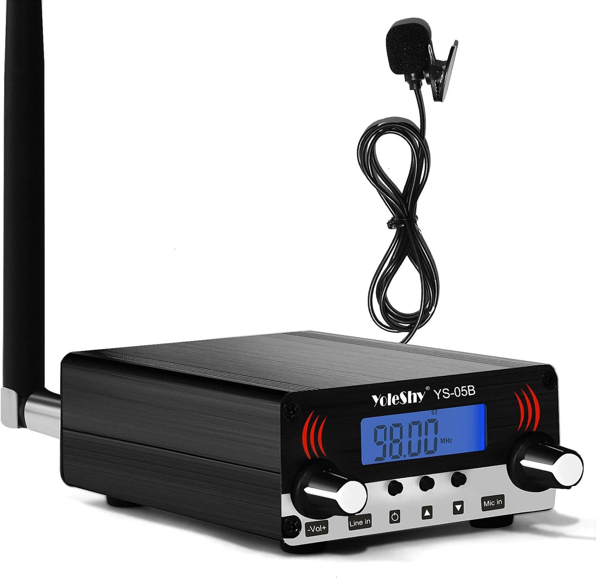 Black FM Transmitter with Antenna Y742371