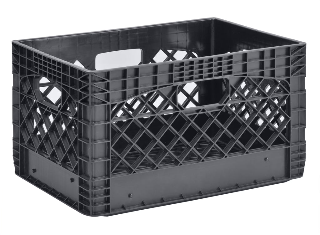 Black Stackable Storage Crate (3 Pack) I556992