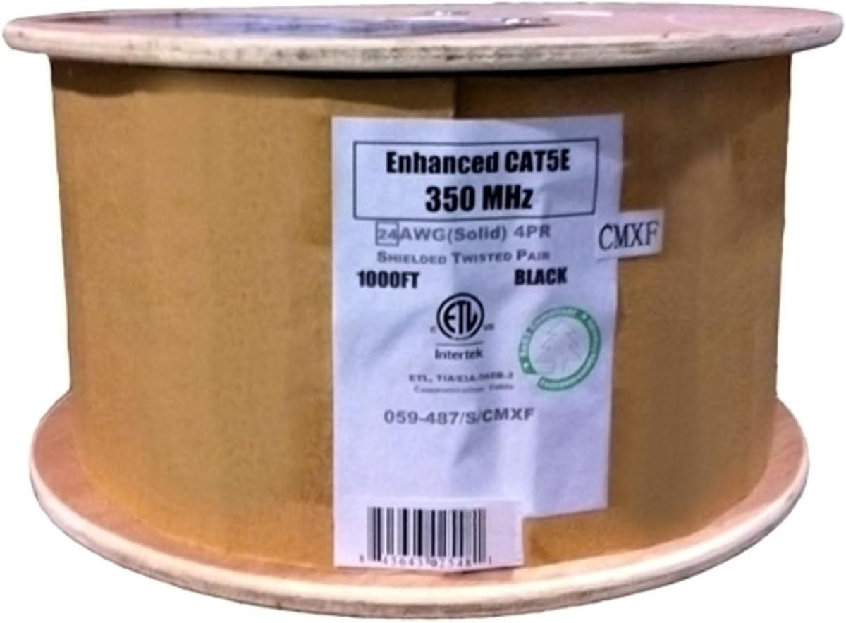 1000ft Black Bulk Ethernet Cable G271