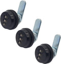 3 Packs Black 20mm Digital Combination Cabinet Lock A107