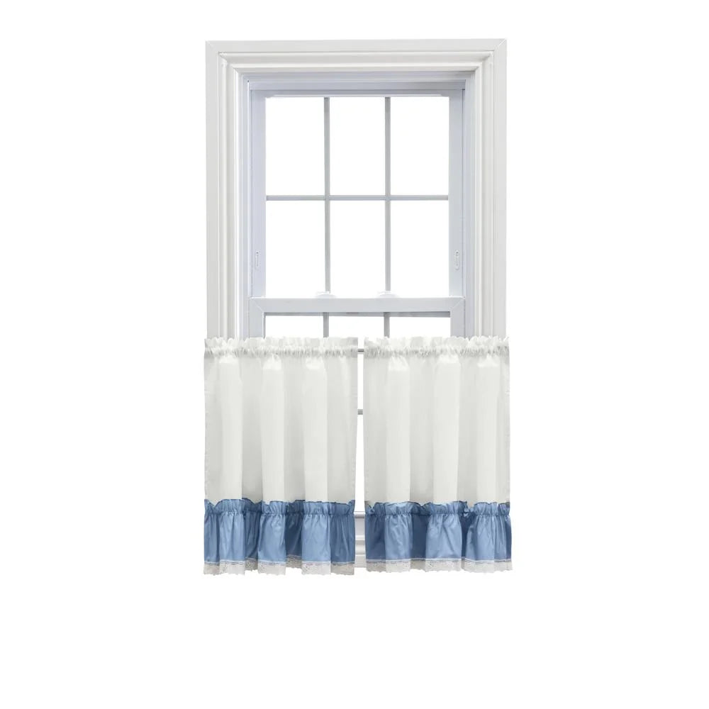Slate Rod Pocket Window Curtain Tiers 82"x24" P550