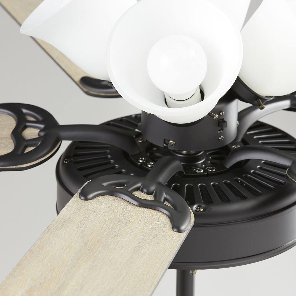 Toasted Sienna Amber Scavo Ceiling Fan Y97133