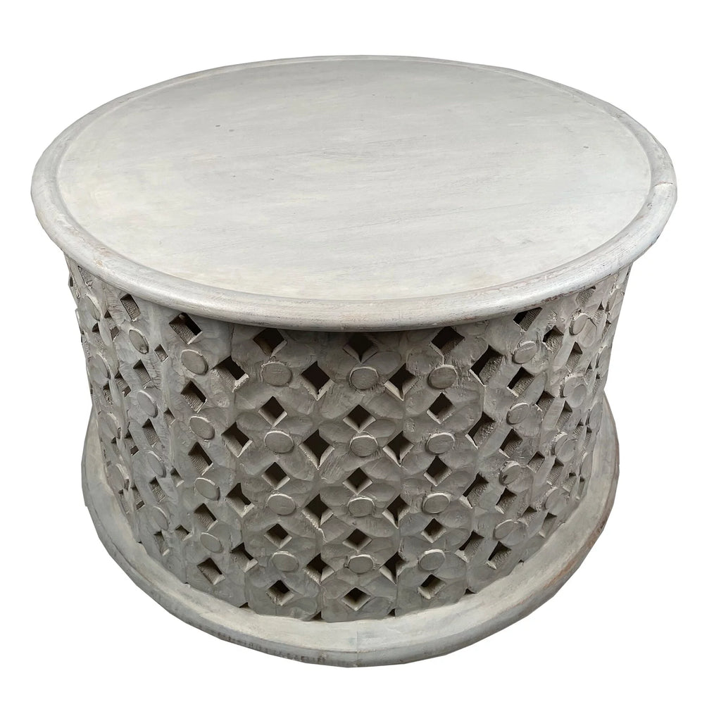 28 Inch Round Mango Wood Coffee Table H99828