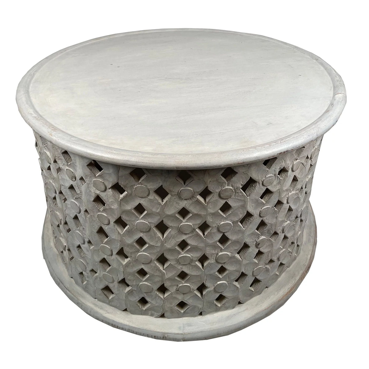 28 Inch Round Mango Wood Coffee Table H99828