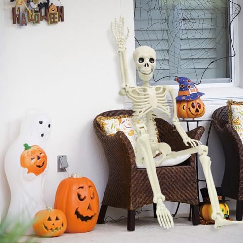 5.4ft/165cm Life Size Skeleton with Movable Joints Z9584