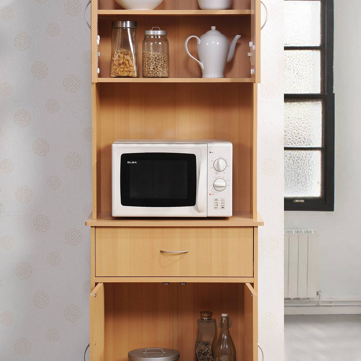 Beech Kitchen Cabinet N26065