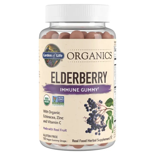 Organic Elderberry 120 Gummies W196479