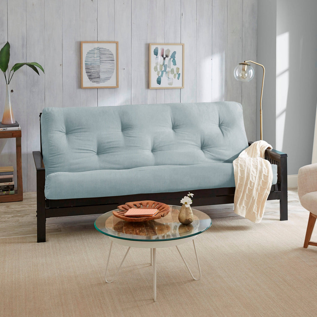 Seafoam Cotton Queen 6-Inch Futon Mattress N5122
