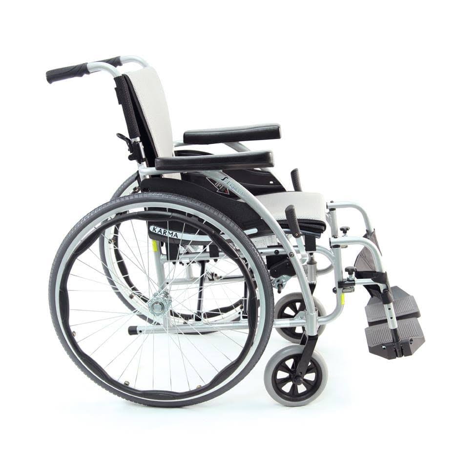 Lightweight Ergonomic Wheelchair with Silver Seat J47799