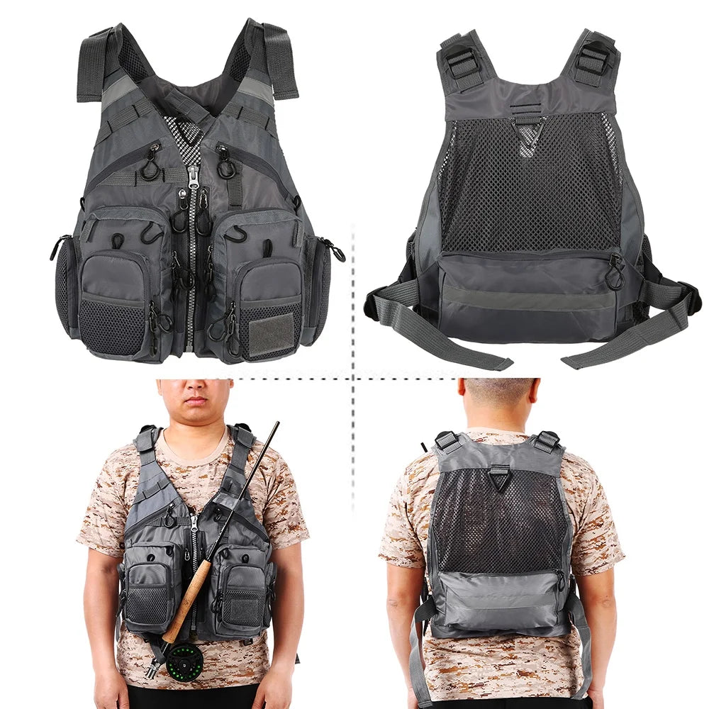 Outdoor Fishing Life Safety Jacket Floatation Device H896
