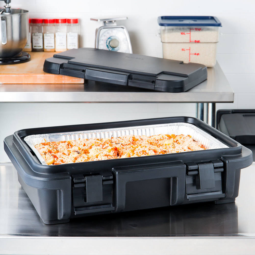 Black Top Loading Insulated Food Pan Carrier W951