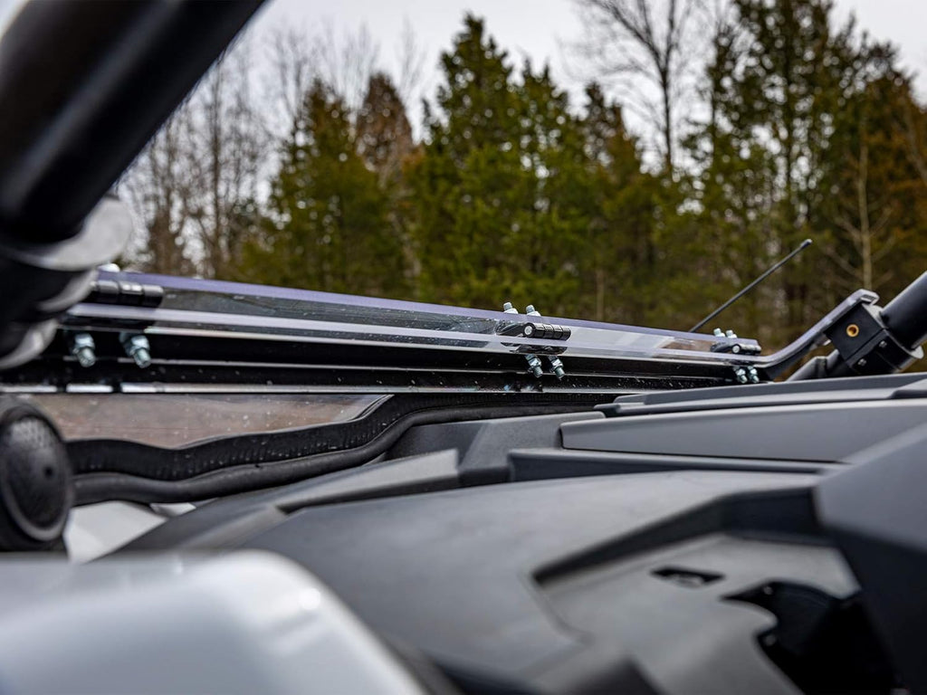 Scratch Resistant Flip Down Windshield, 1/4 Polycarbonate N8382