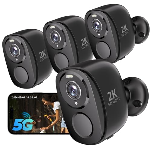 5G/2.4G Wireless Security Cameras 4Pack O984901