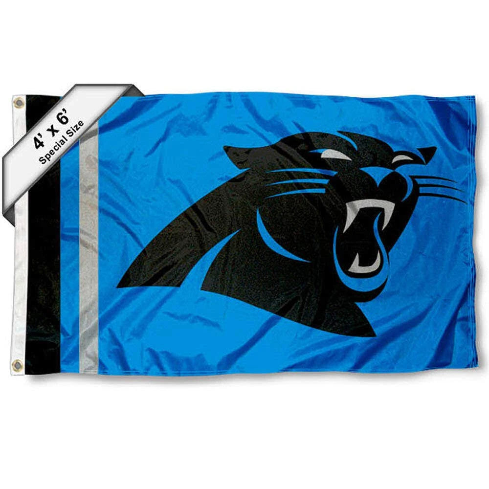 Carolina Panthers 4 x 6 Foot Flag V7386