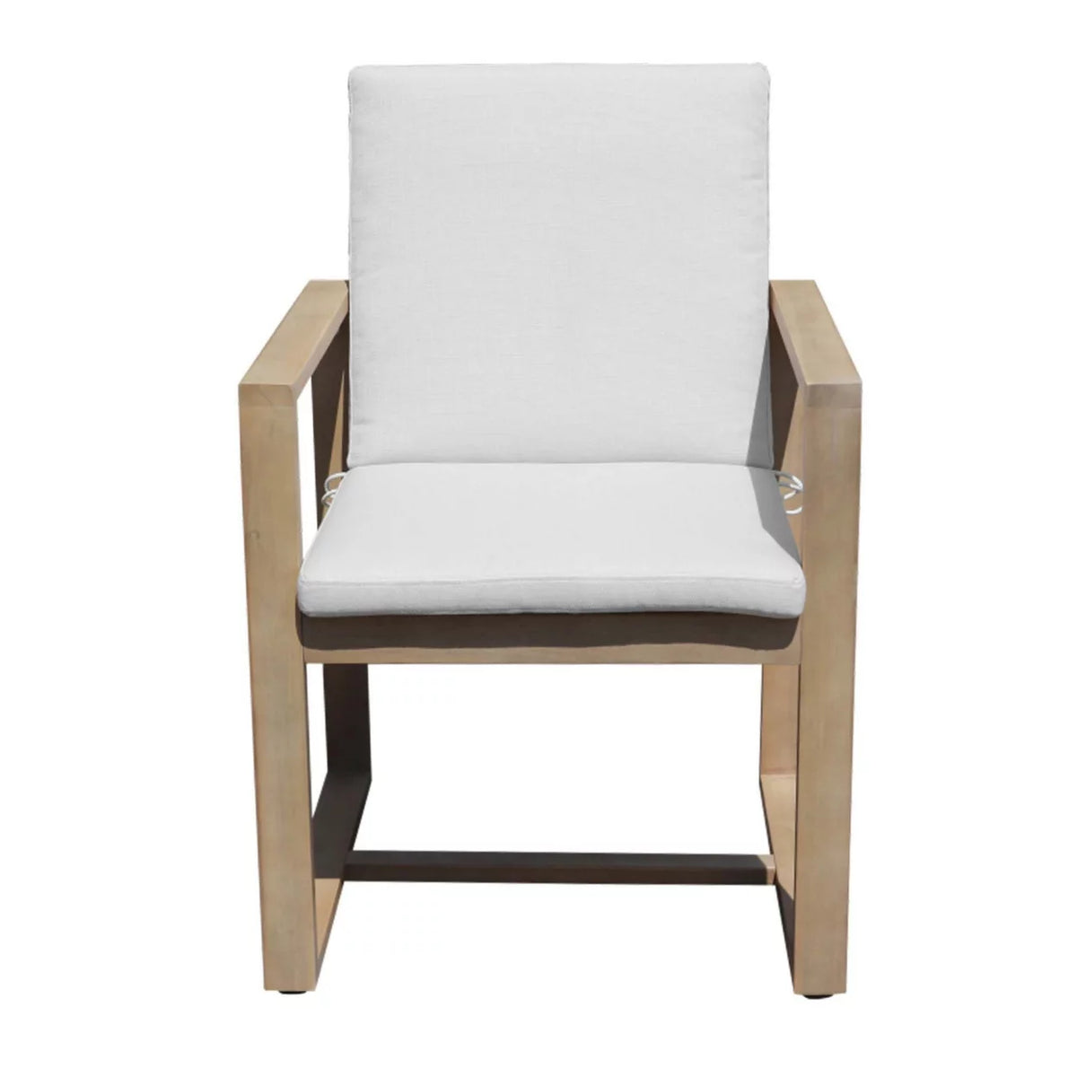Natural Brown Eucalyptus Wood Dining Chair O780644
