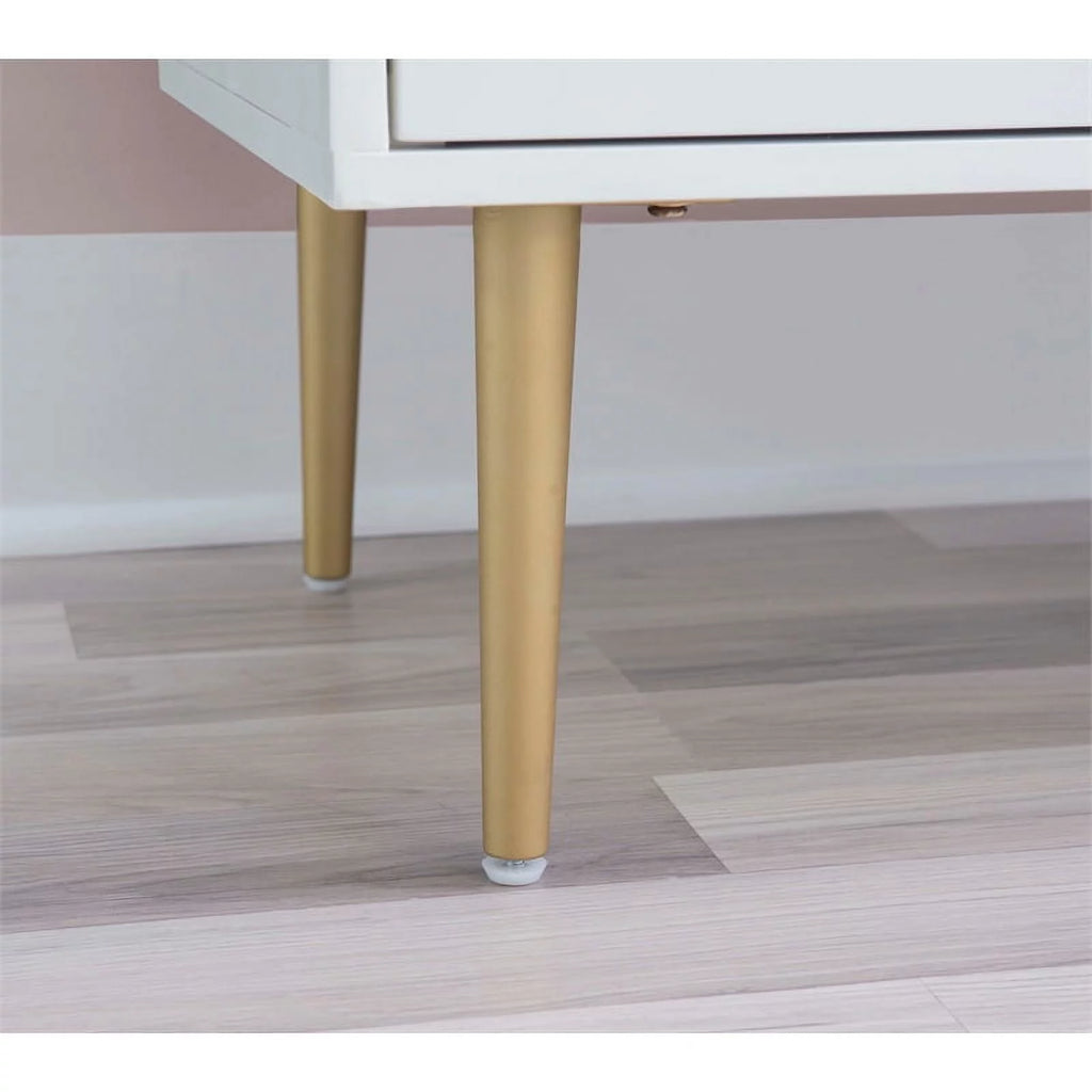 Wood Two Drawer Nightstand Set of 2 Z4633