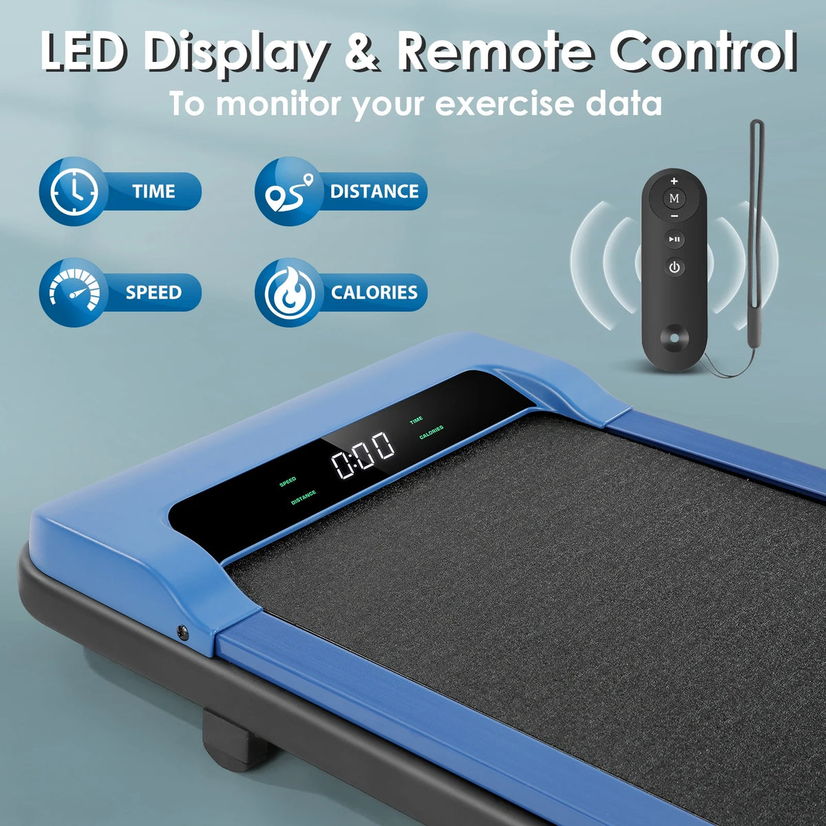 2.5HP Under Desk Treadmill with LED Display D94266