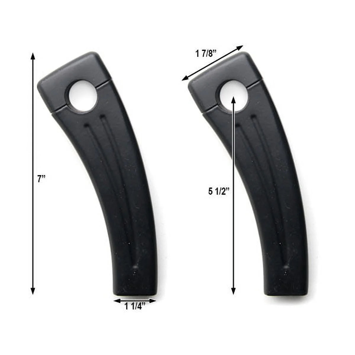 5.5" Black Bike Handlebar Pullback Risers 7/8" N97448