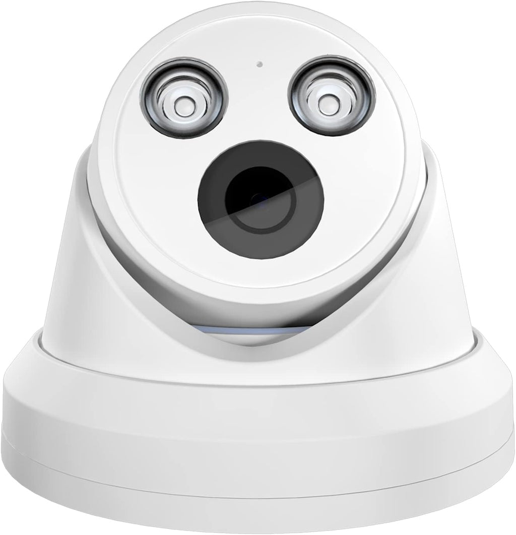 8MP Outdoor Dome IP Camera with 4K Full Color Night Vision V215
