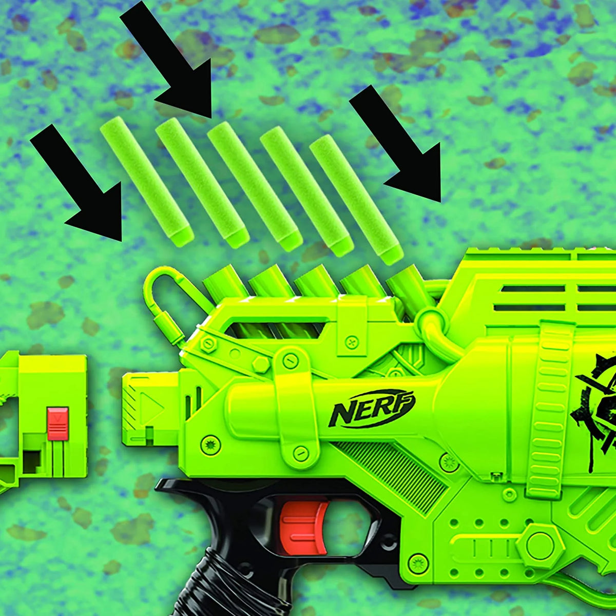 10-Dart Rotating Blaster with 10 Darts C68193