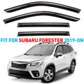 Smoke Tinted Tape-On Side Window Vent Visor Deflectors Rain Guards 4pcs E68735