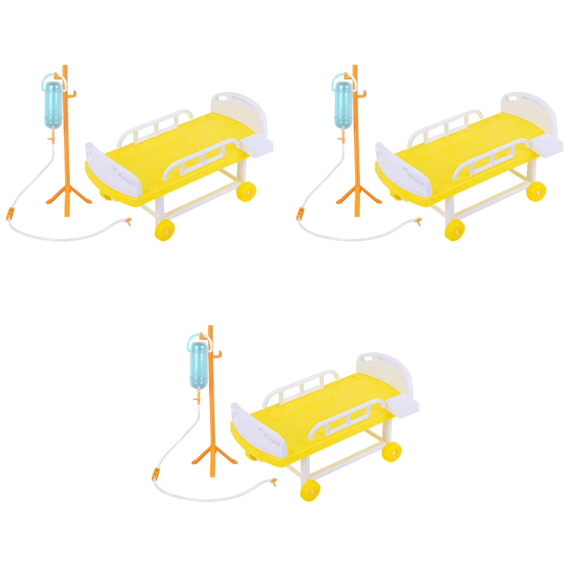Simulated Medical Bed Children’s Toys Playing Doctor Toy Dollhouse Furniture Hospital Playing Nurse Toy Toddler F86519