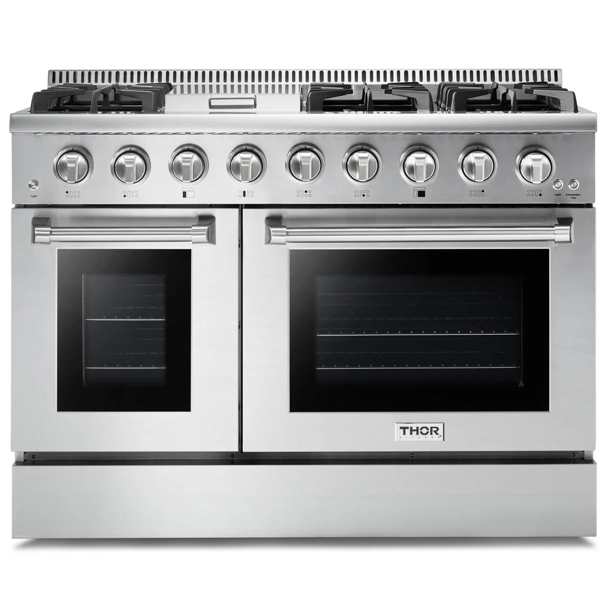 48 in. 6.7 cu. ft. Natural Gas Range Stainless Steel V6573