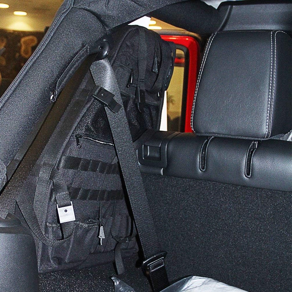 Roll Bar Storage Bag with Multi-Pockets for Jeep Wrangler JKU 4 Doors P197424