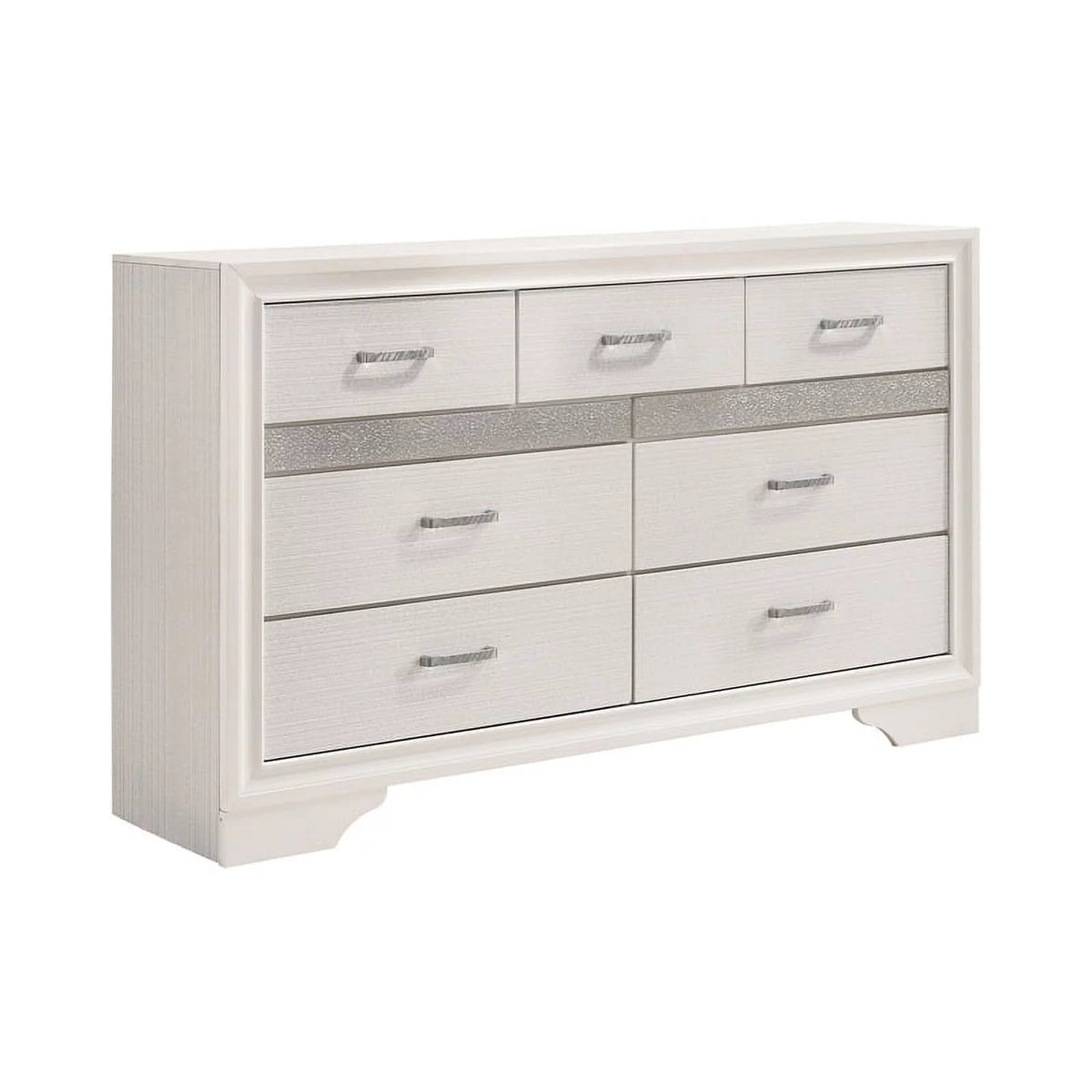 White 4-piece Twin Storage Wood Bedroom Set R922