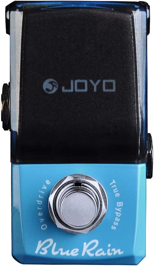 Blue Rain Overdrive Mini Pedal for Electric Guitar, True Bypass, Pack of 2 I55975