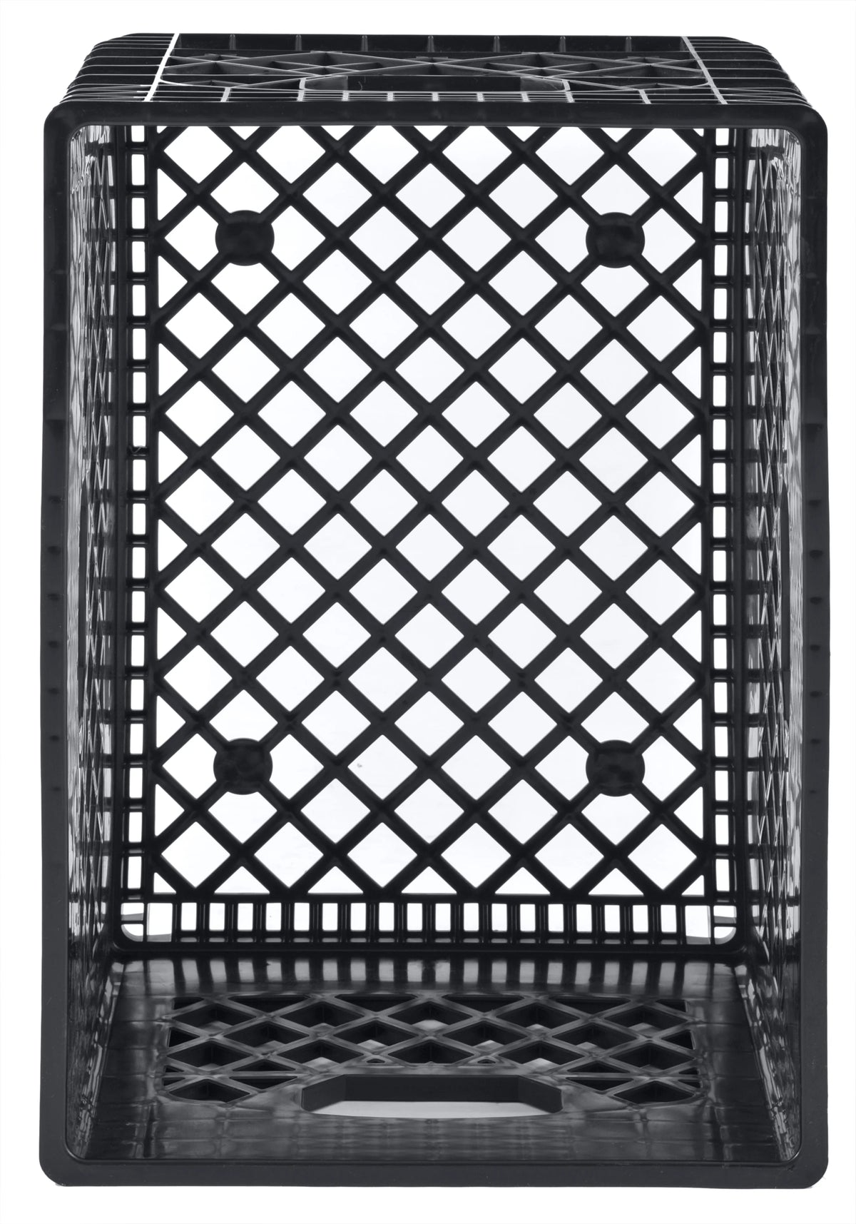 Black Stackable Storage Crate (3 Pack) I556992