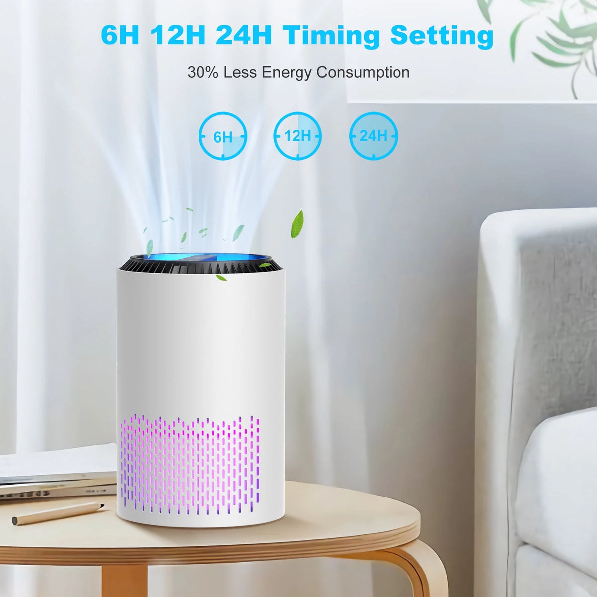 White HEPA Air Purifier S1539