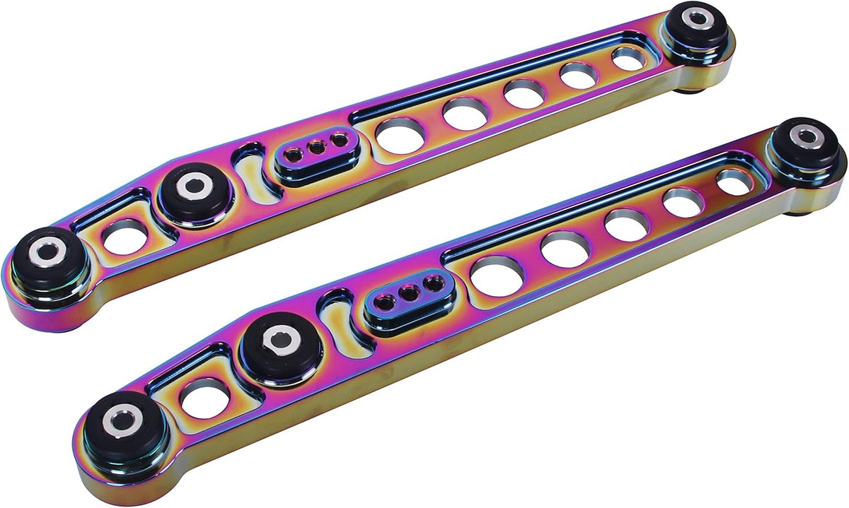 2pcs Silver Aluminum Rear Lower Control Arm Kit for Acura Integra Honda Civic EG F874