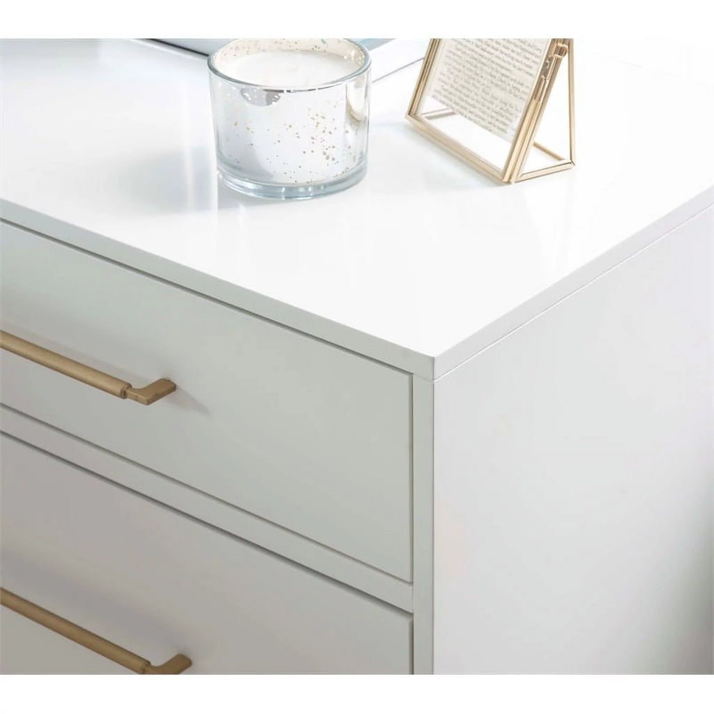 Wood Two Drawer Nightstand Set of 2 Z4633