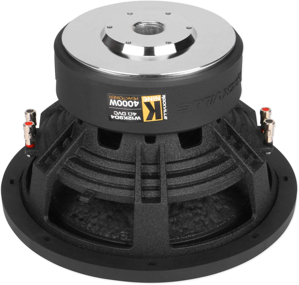12 4000 Watt Car Audio Subwoofer with Vented Sub Box Enclosure L60183