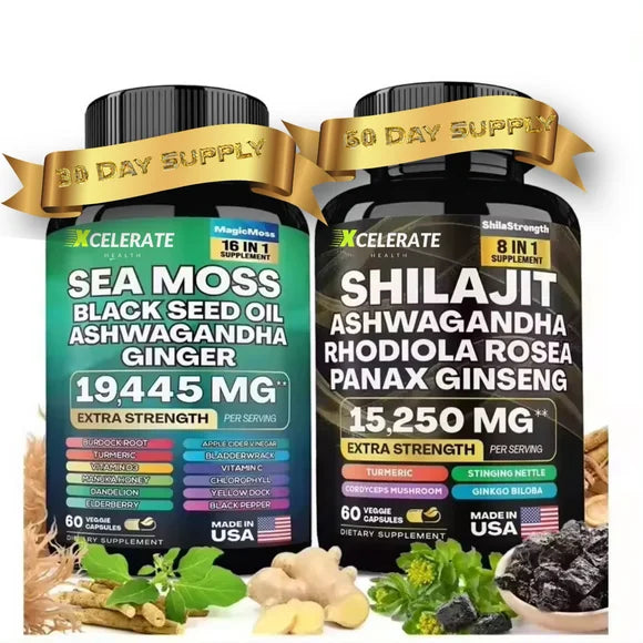 Shilajit Ashwagandha Capsules 120 CT Q9167