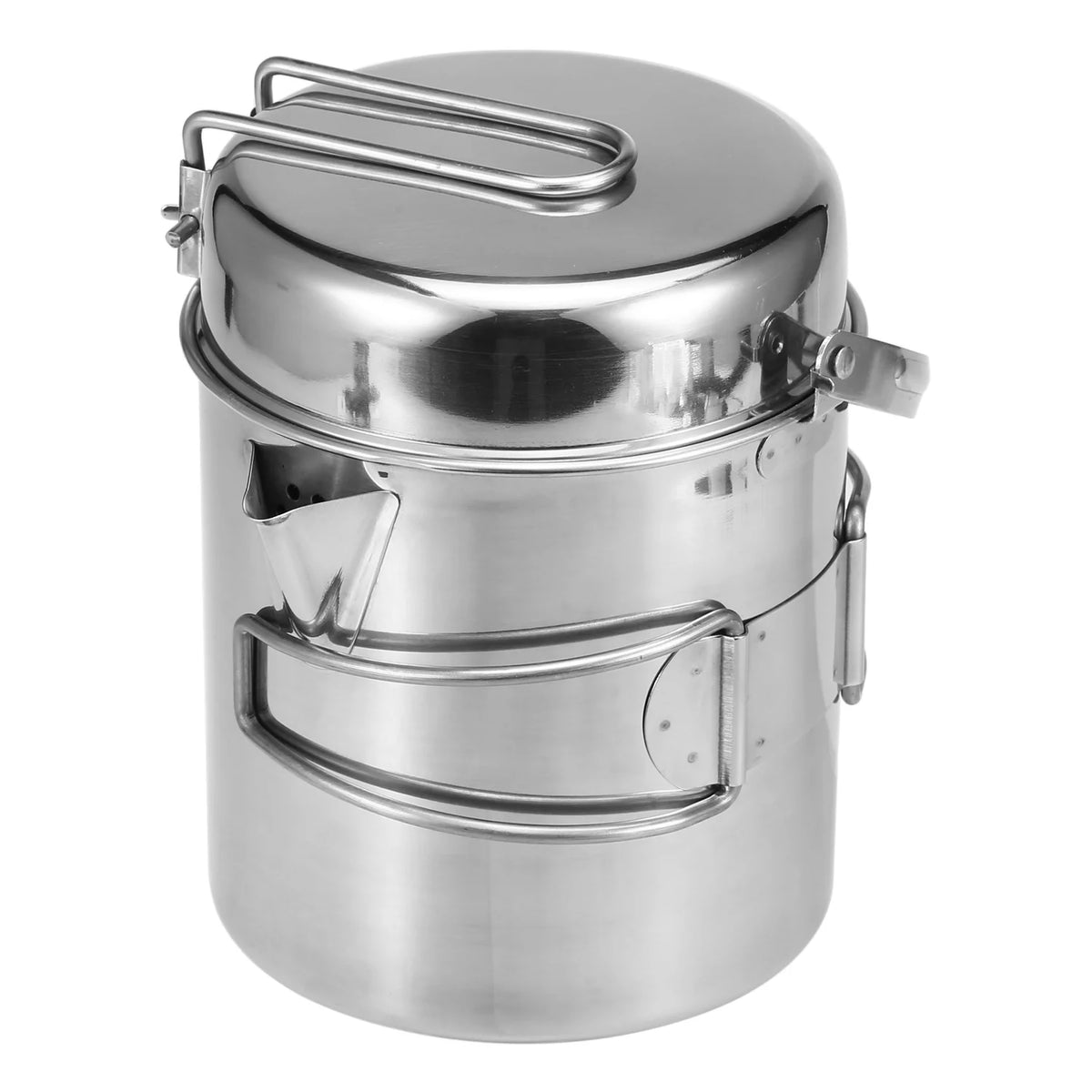 Stainless Steel Cooking Kettle with Lid I8669